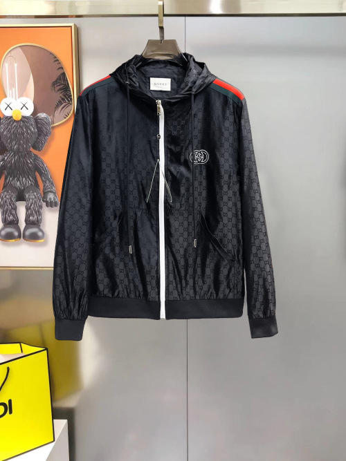 Veste de survêtement Gucci pour homme - Collection printemps 2025 - Noir 1 Veste de survêtement Gucci pour homme - Collection printemps 2025 - Noir