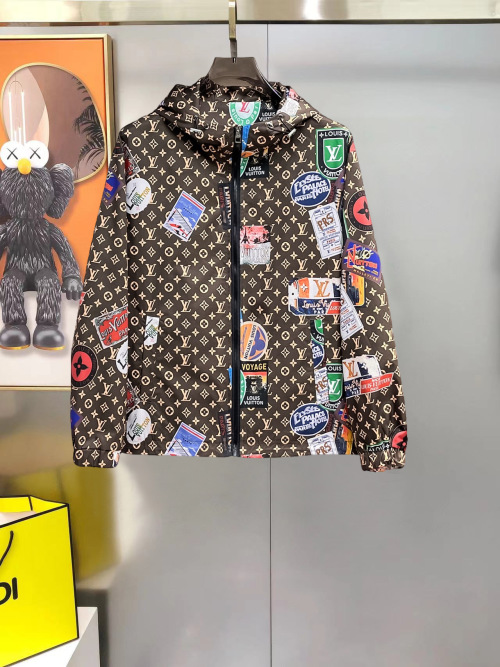 Louis Vuitton 2025SS Men's Monogram Patchwork Jacket 1 Louis Vuitton 2025SS Men's Monogram Patchwork Jacket
