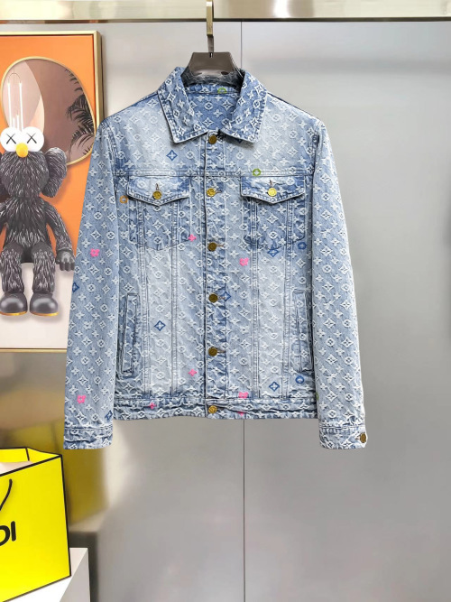 Louis Vuitton Denim Jas met Monogram - Nieuwe Collectie 2025 - Premium Kwaliteit 1 Louis Vuitton Denim Jas met Monogram - Nieuwe Collectie 2025 - Premium Kwaliteit