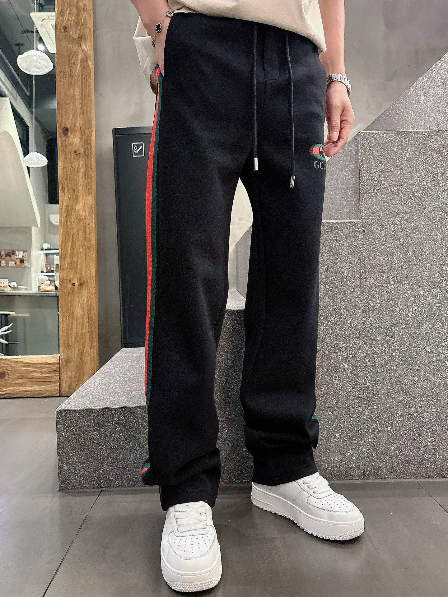 New 2025 Gucci Leisure Pants: Classic Logo, Custom Fabrics, Great Comfort. Size M-3XL. - 图片 6