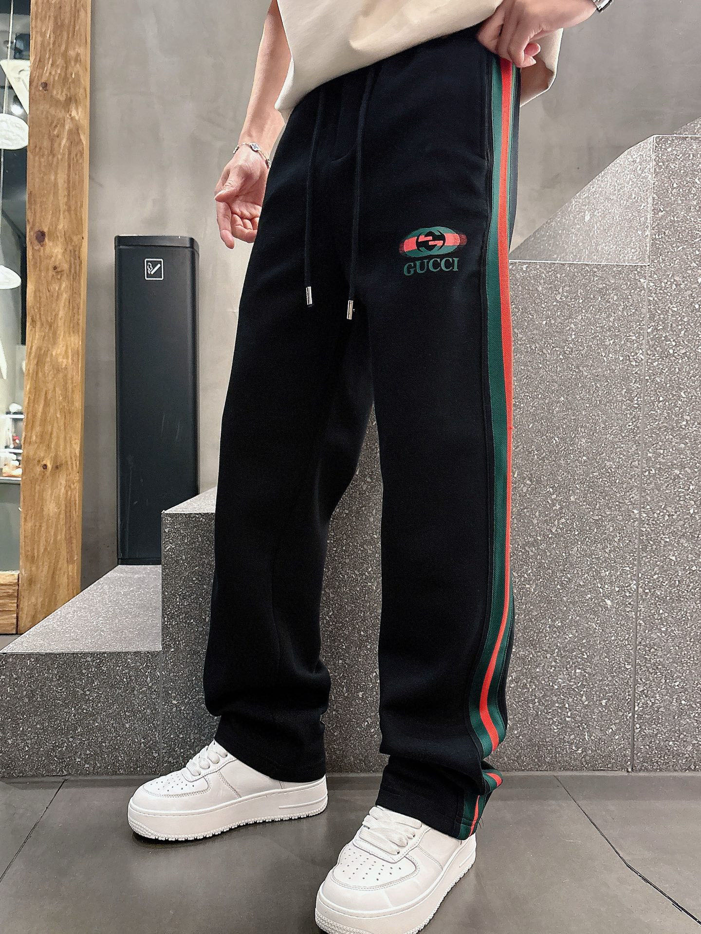 New 2025 Gucci Leisure Pants: Classic Logo, Custom Fabrics, Great Comfort. Size M-3XL. - 图片 8