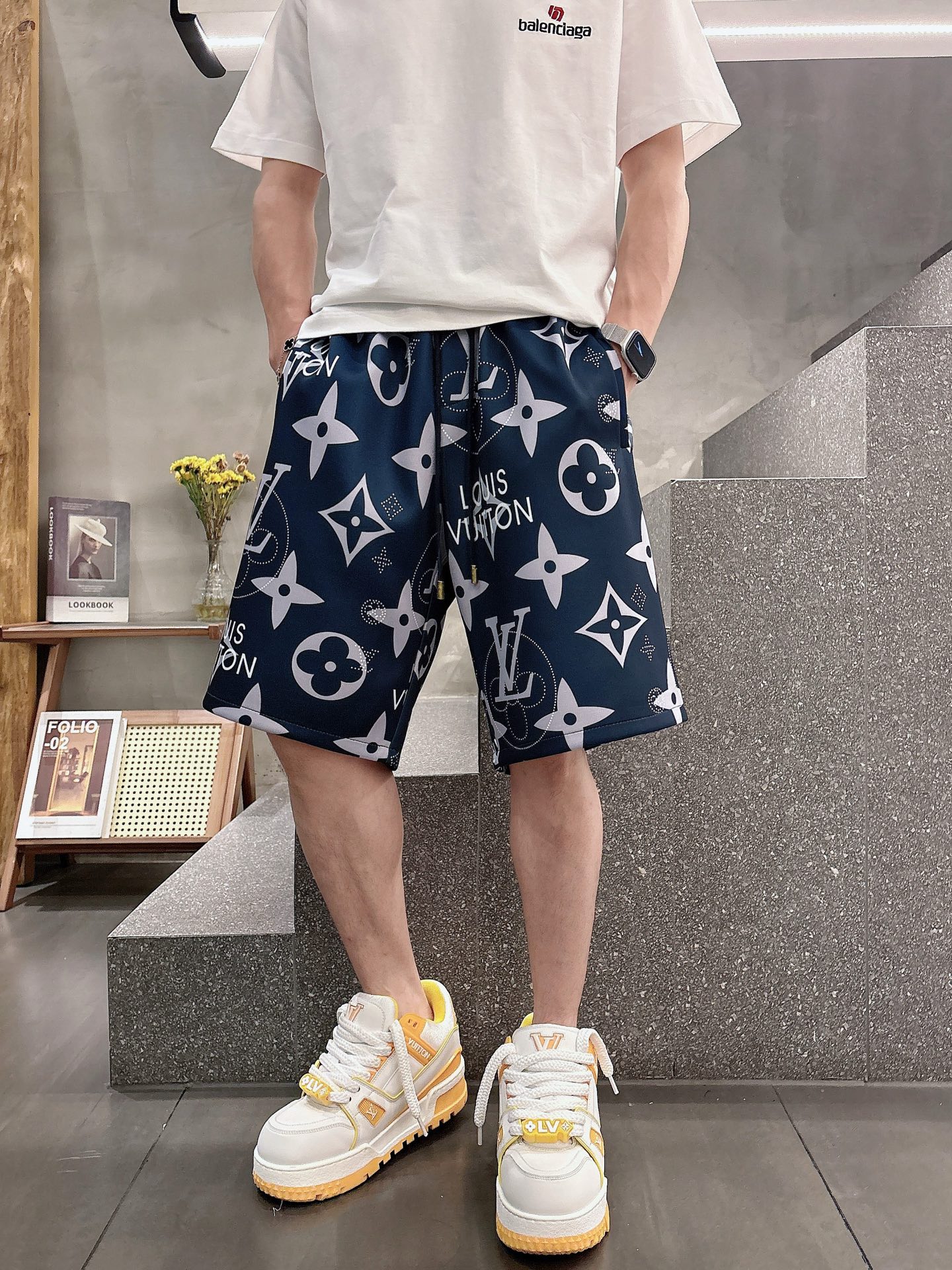 [Summer Shorts]LV Three standards are complete 2025 summer new men