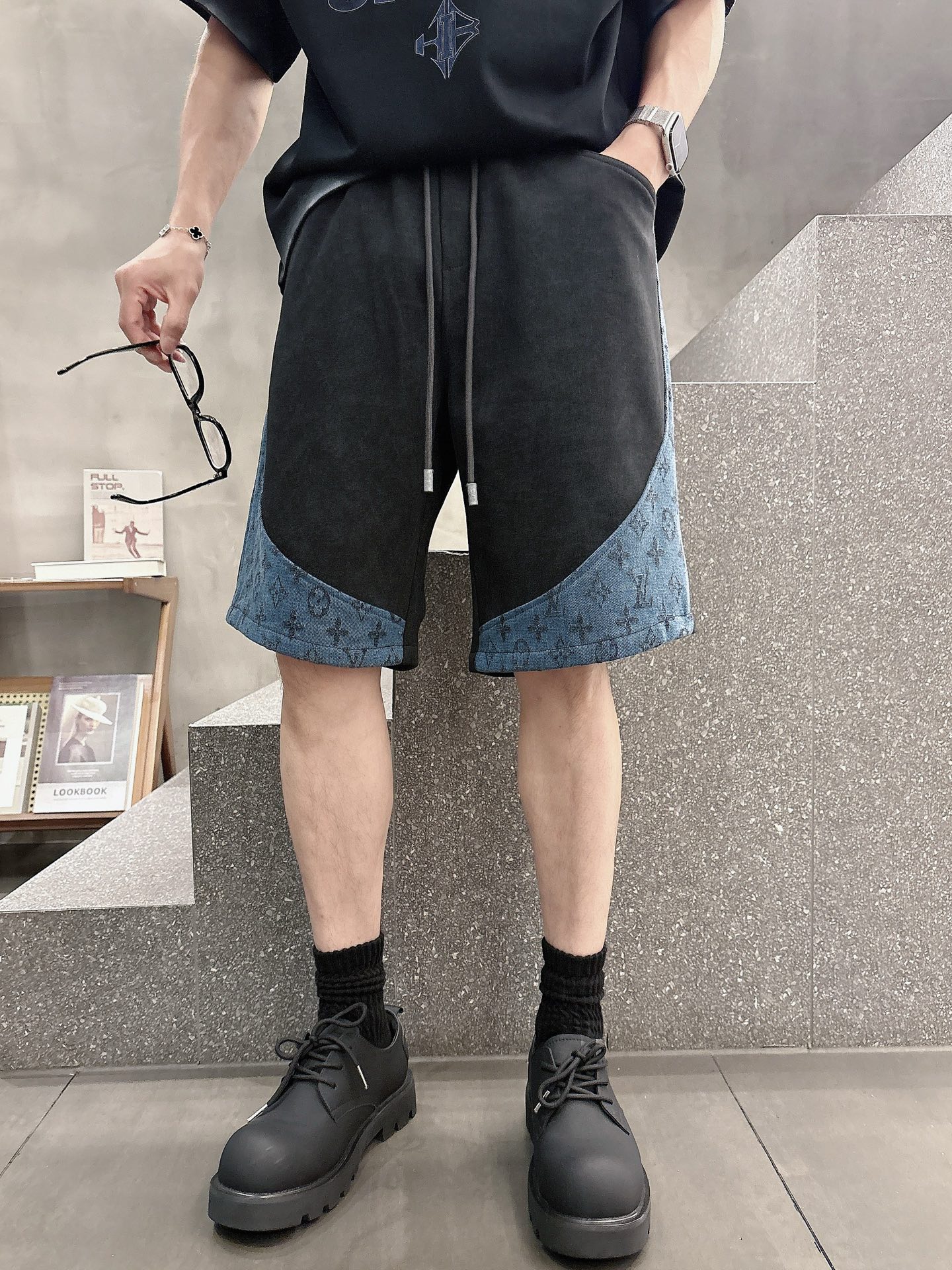 [Summer Shorts]Haute custom fabric, breathable fabric, breathable, elastic and