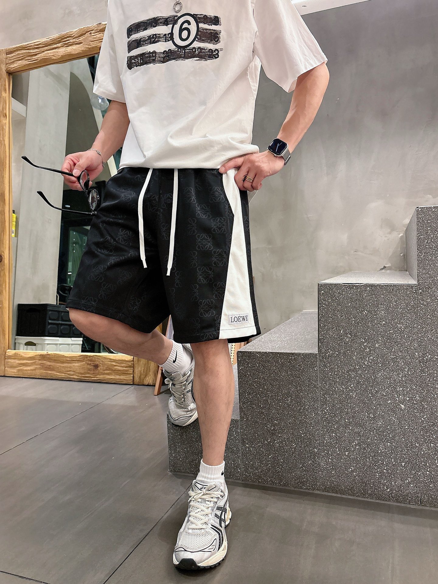 罗意威   三标齐全 2026夏季新款男士休闲短裤，高级定制面料透气面料 透气弹力舒适度极高，细节无可挑