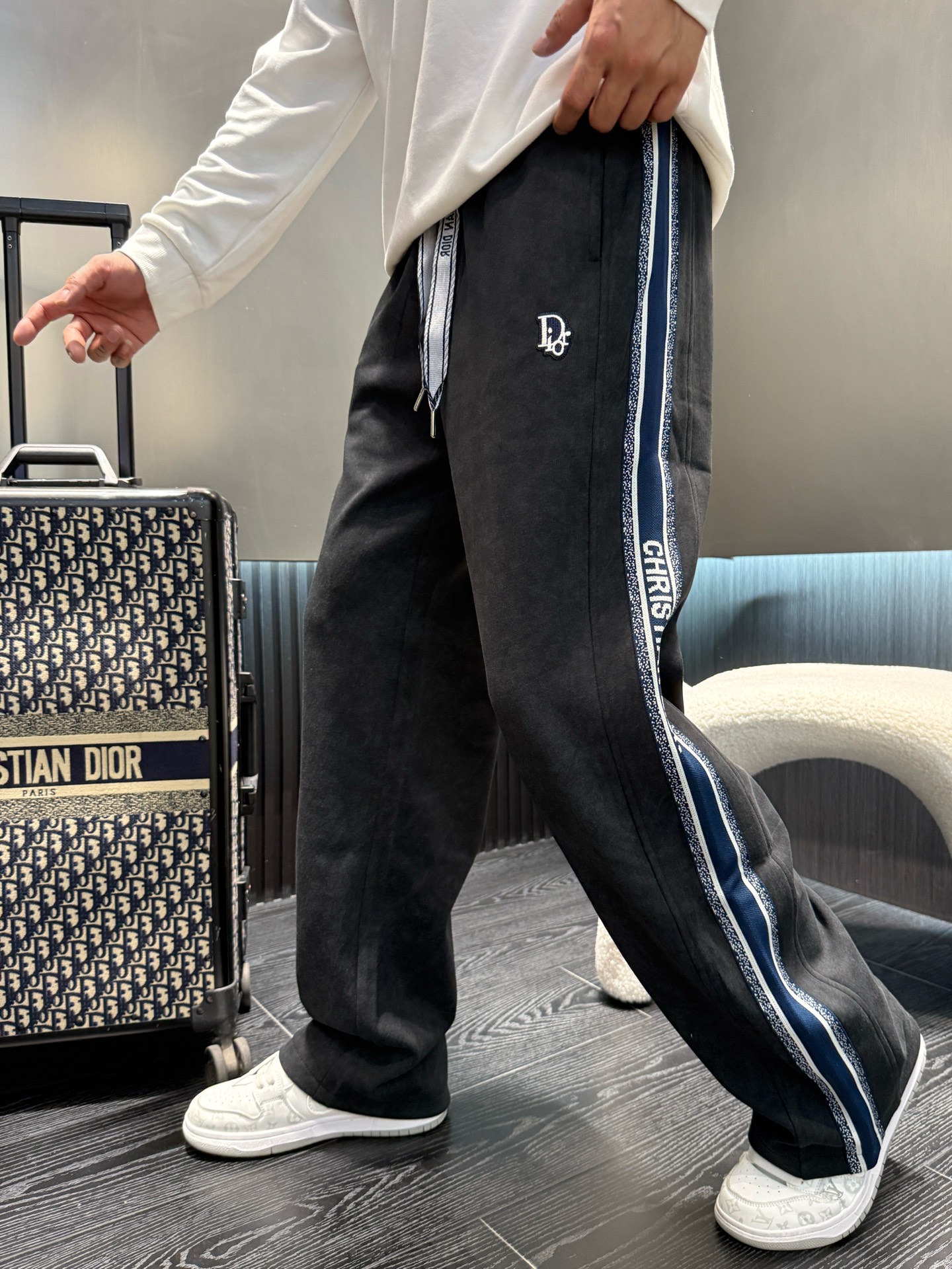 Dior Heren Casual Broek 2025 Najaar en Winter Collectie - Klassiek Logo Design