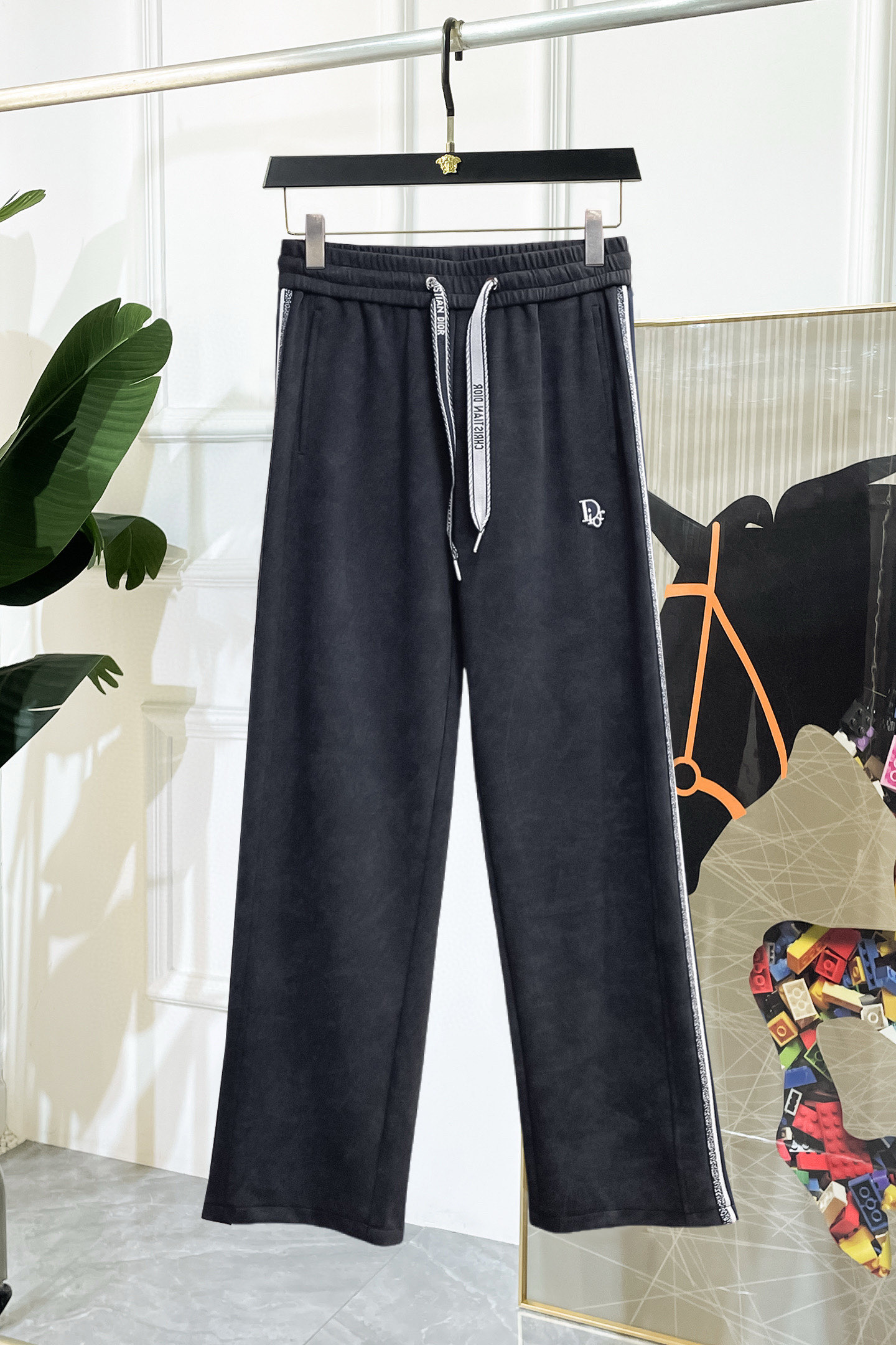 Dior 2025 Fall/Winter Classic Logo Casual Pants - Ultimate Comfort