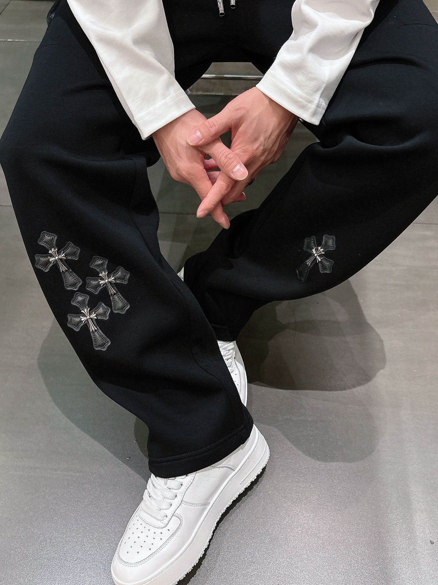 🌾 克罗心 🆕2025秋冬新款休闲裤！官网同步发售。品牌经典LOGO休闲裤 ，定制面料，舒适度极好，手触