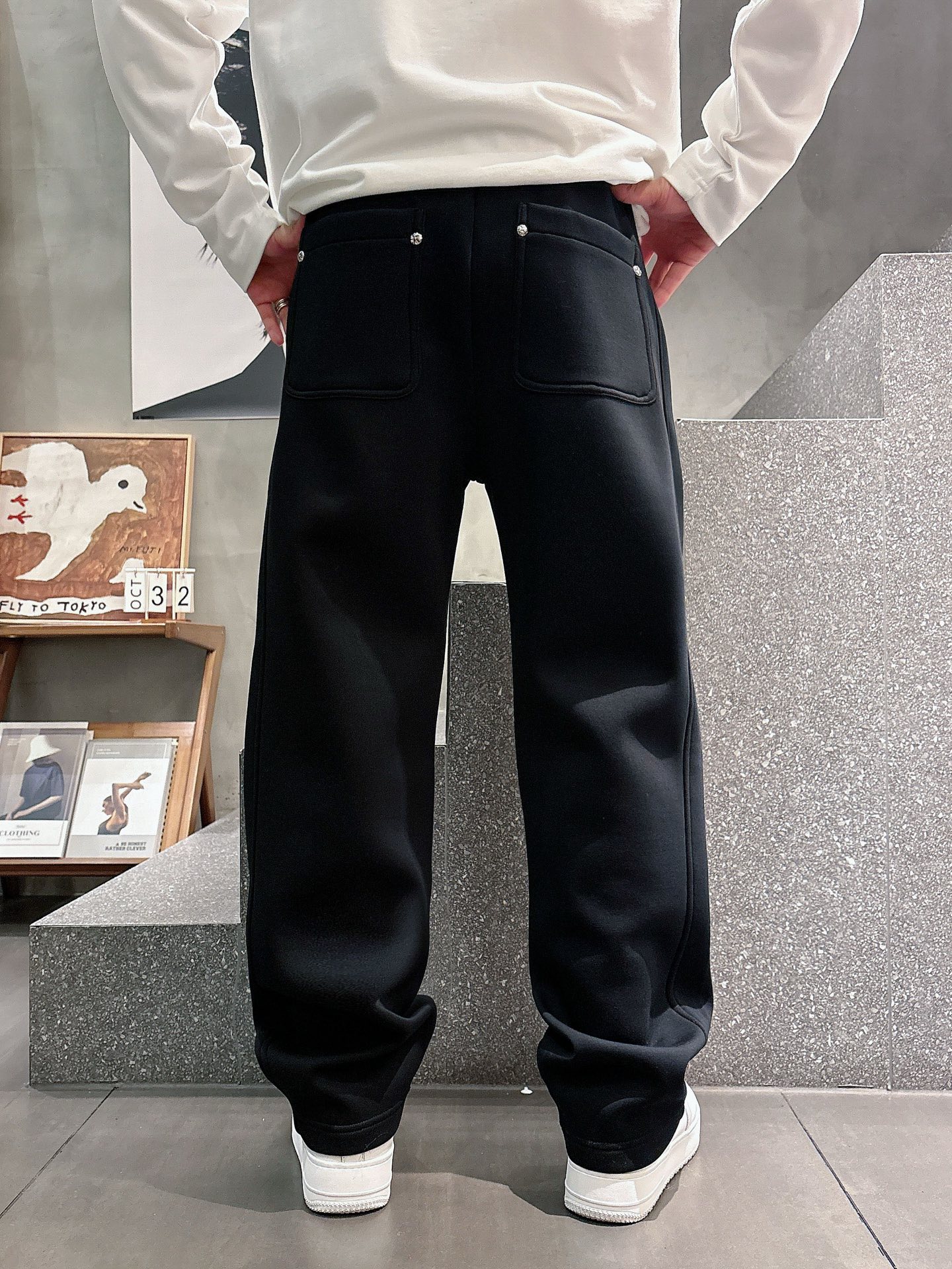 🌾 克罗心 🆕2025秋冬新款休闲裤！官网同步发售。品牌经典LOGO休闲裤 ，定制面料，舒适度极好，手触