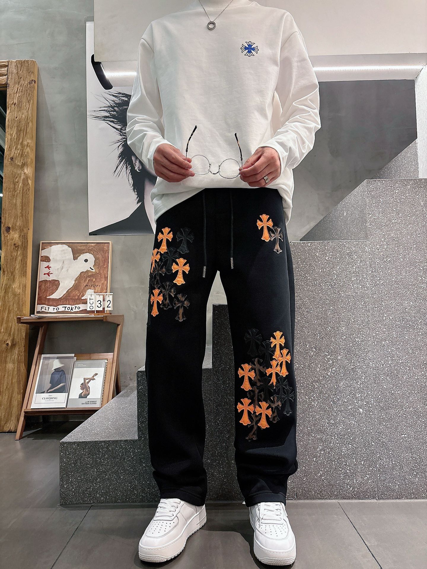 🌾 克罗心 🆕2025秋冬新款休闲裤！官网同步发售。品牌经典LOGO休闲裤 ，定制面料，舒适度极好，手触