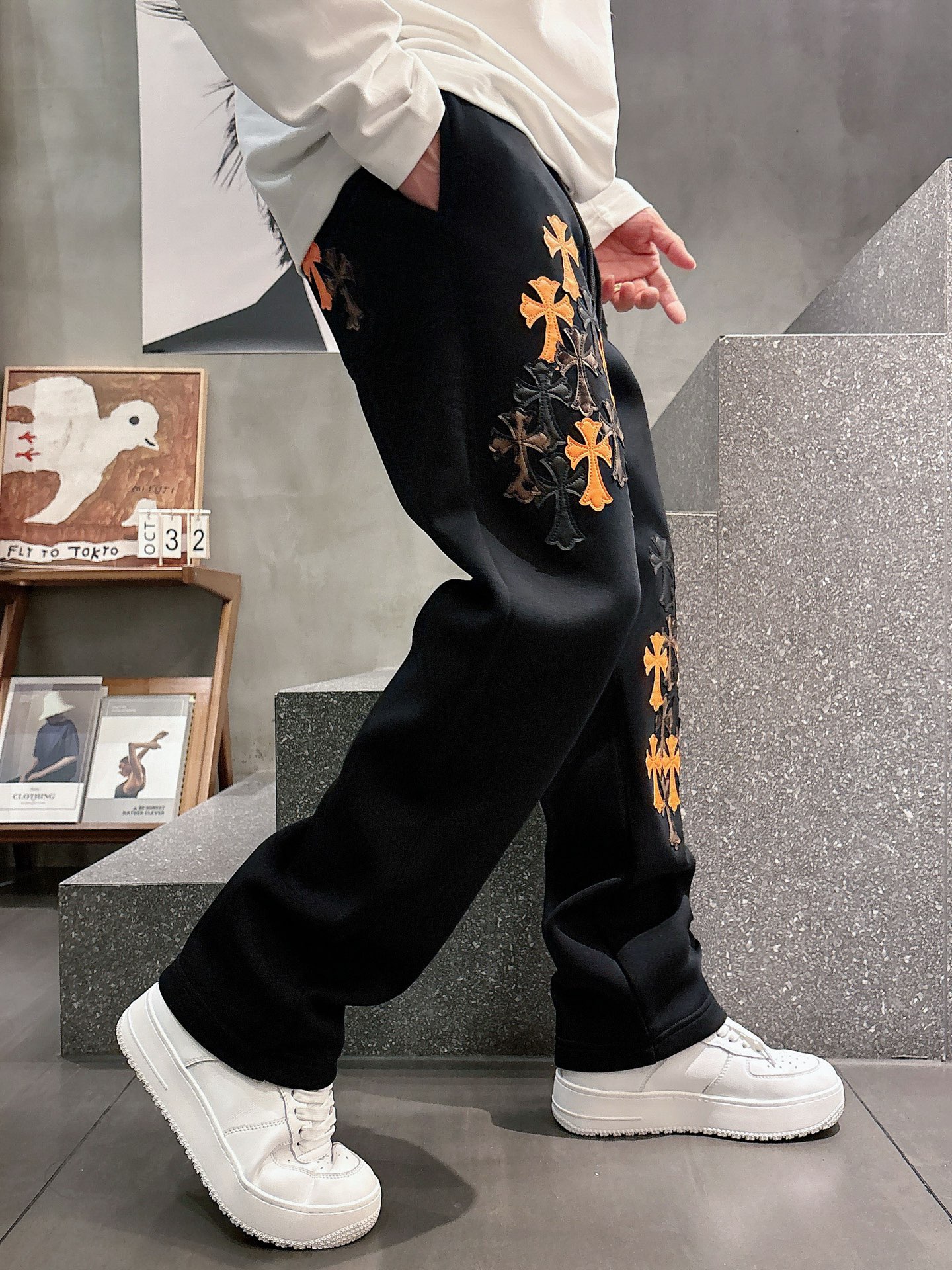 🌾 克罗心 🆕2025秋冬新款休闲裤！官网同步发售。品牌经典LOGO休闲裤 ，定制面料，舒适度极好，手触