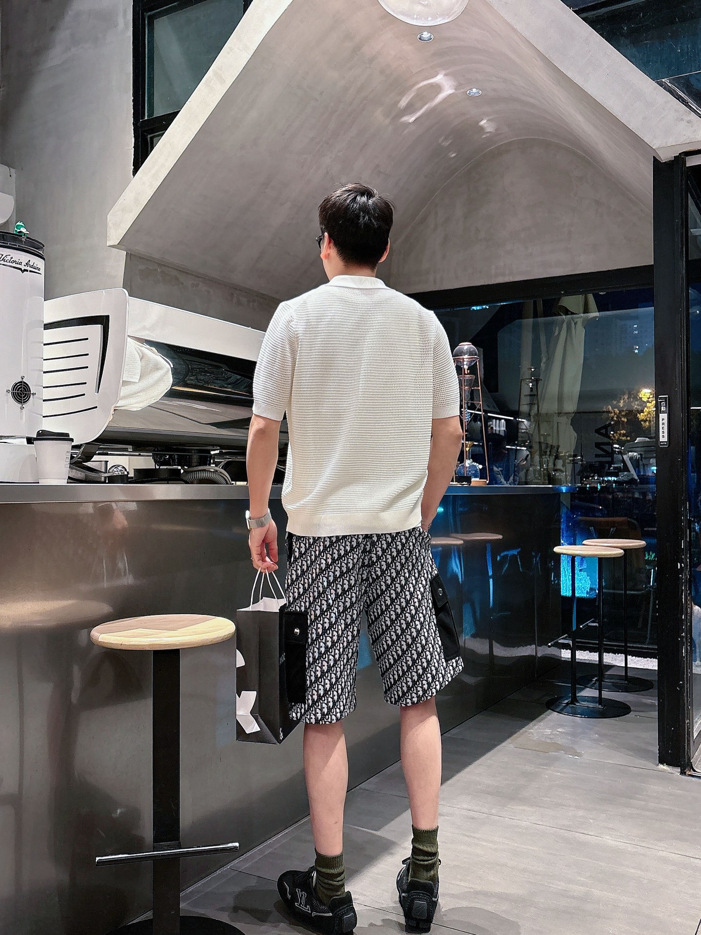 迪奥   三标齐全 2026夏季新款男士休闲短裤，高级定制面料透气面料 透气弹力舒适度极高，细节无可挑剔