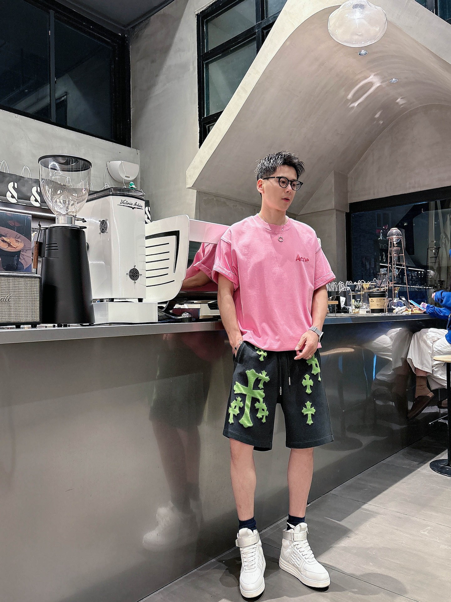 克罗心  三标齐全    2026夏季新款男士休闲短裤，高级定制面料透气面料 透气弹力舒适度极高，细节无