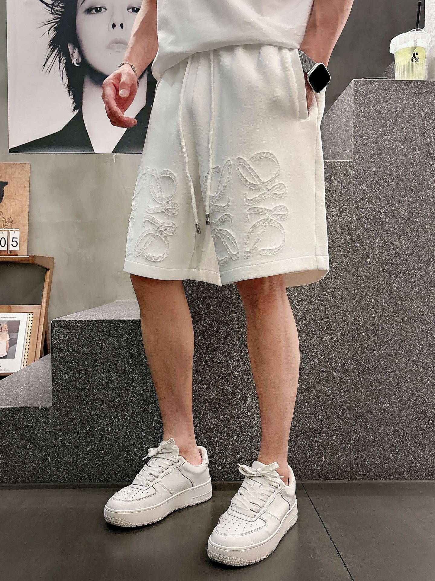 罗意威  三标齐全    2026夏季新款男士休闲短裤，高级定制面料透气面料 透气弹力舒适度极高，细节无