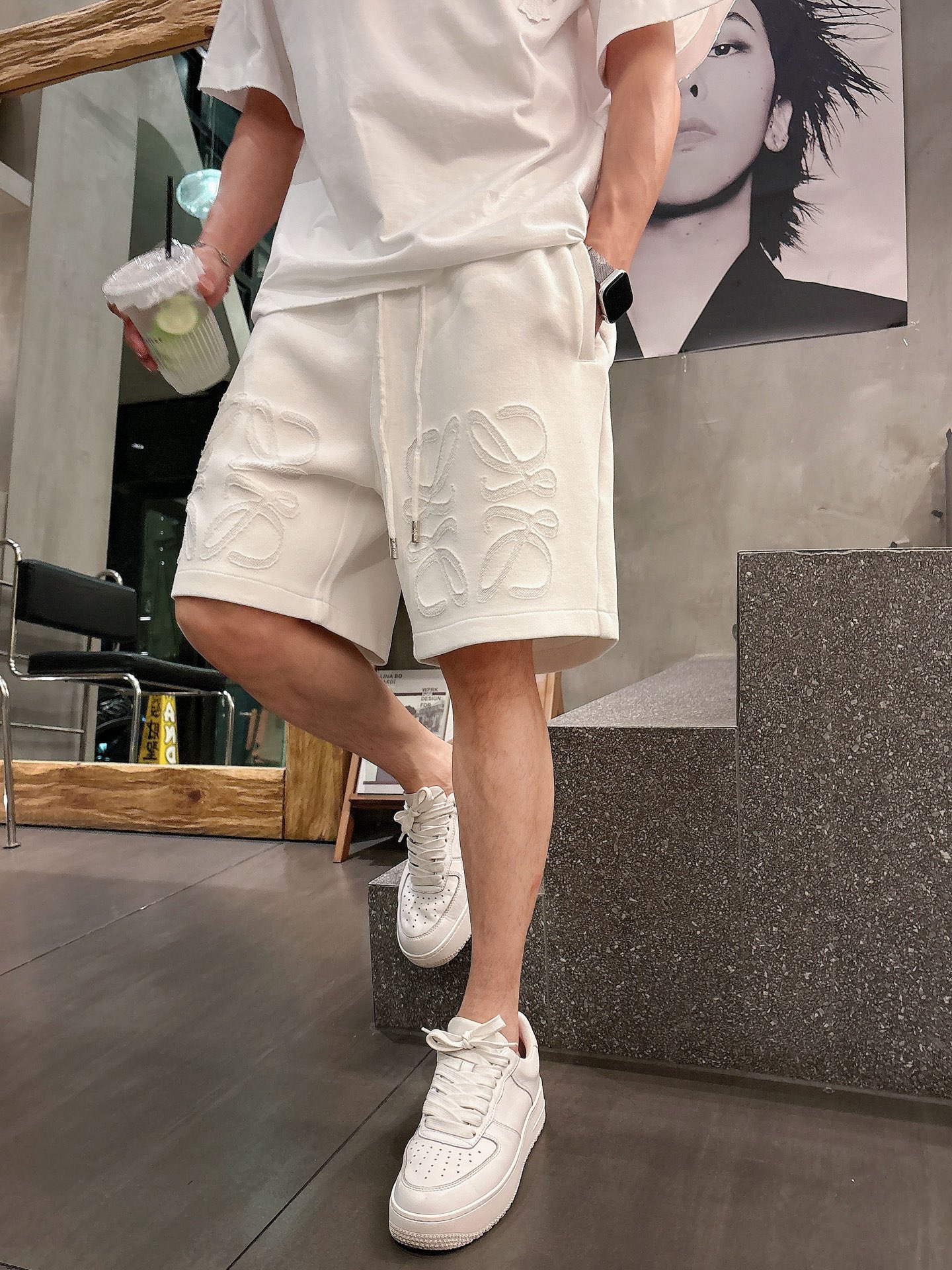 罗意威  三标齐全    2026夏季新款男士休闲短裤，高级定制面料透气面料 透气弹力舒适度极高，细节无