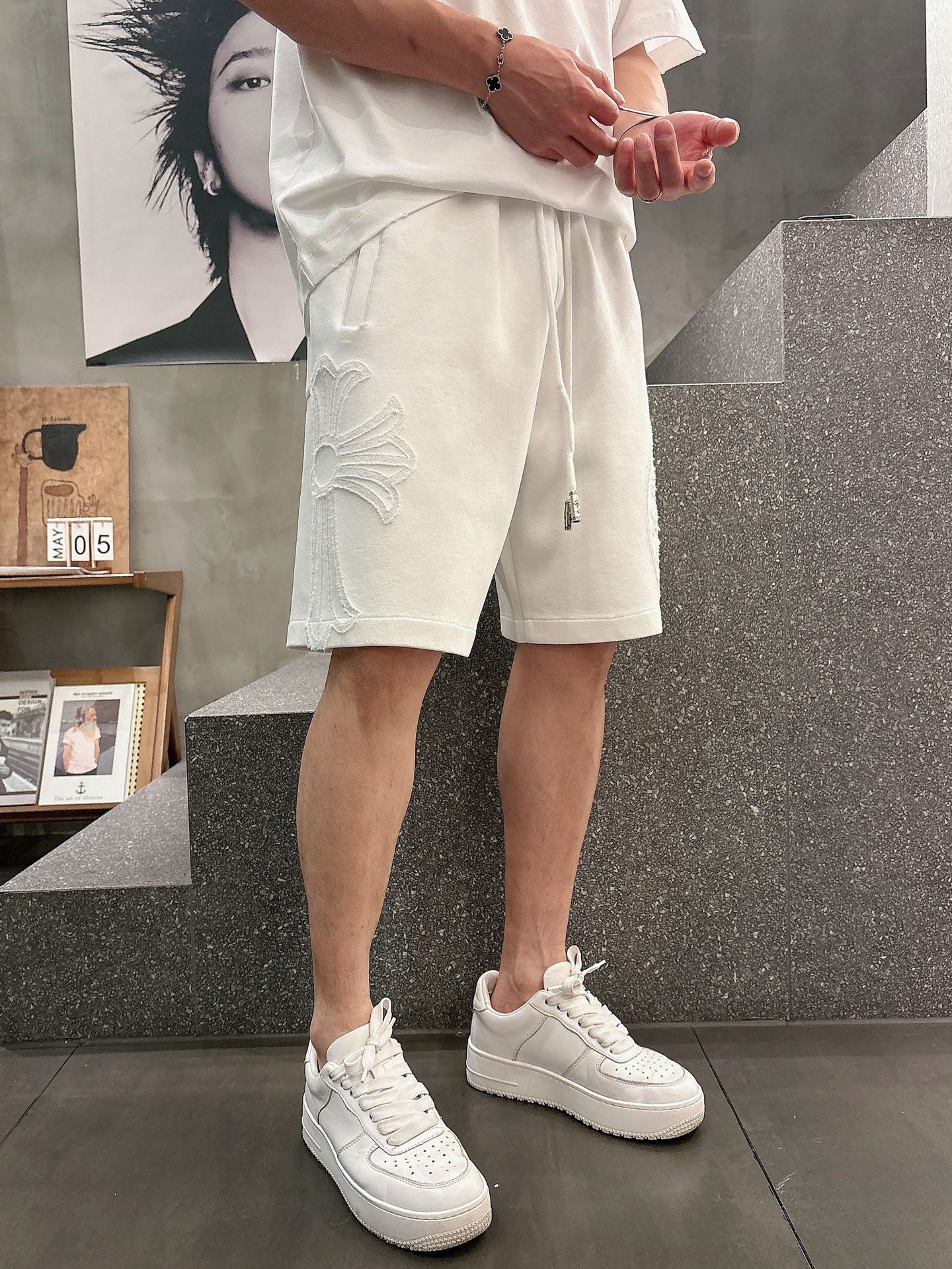 克罗心  三标齐全    2026夏季新款男士休闲短裤，高级定制面料透气面料 透气弹力舒适度极高，细节无