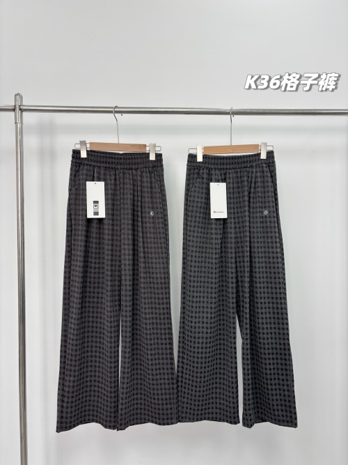 Lulu K36 Plaid Woolen Wide Leg Pants Fall Collection, Soft and Comfortable 43 Lulu K36 Plaid Woolen Wide Leg Pants Fall Collection, Soft and Comfortable