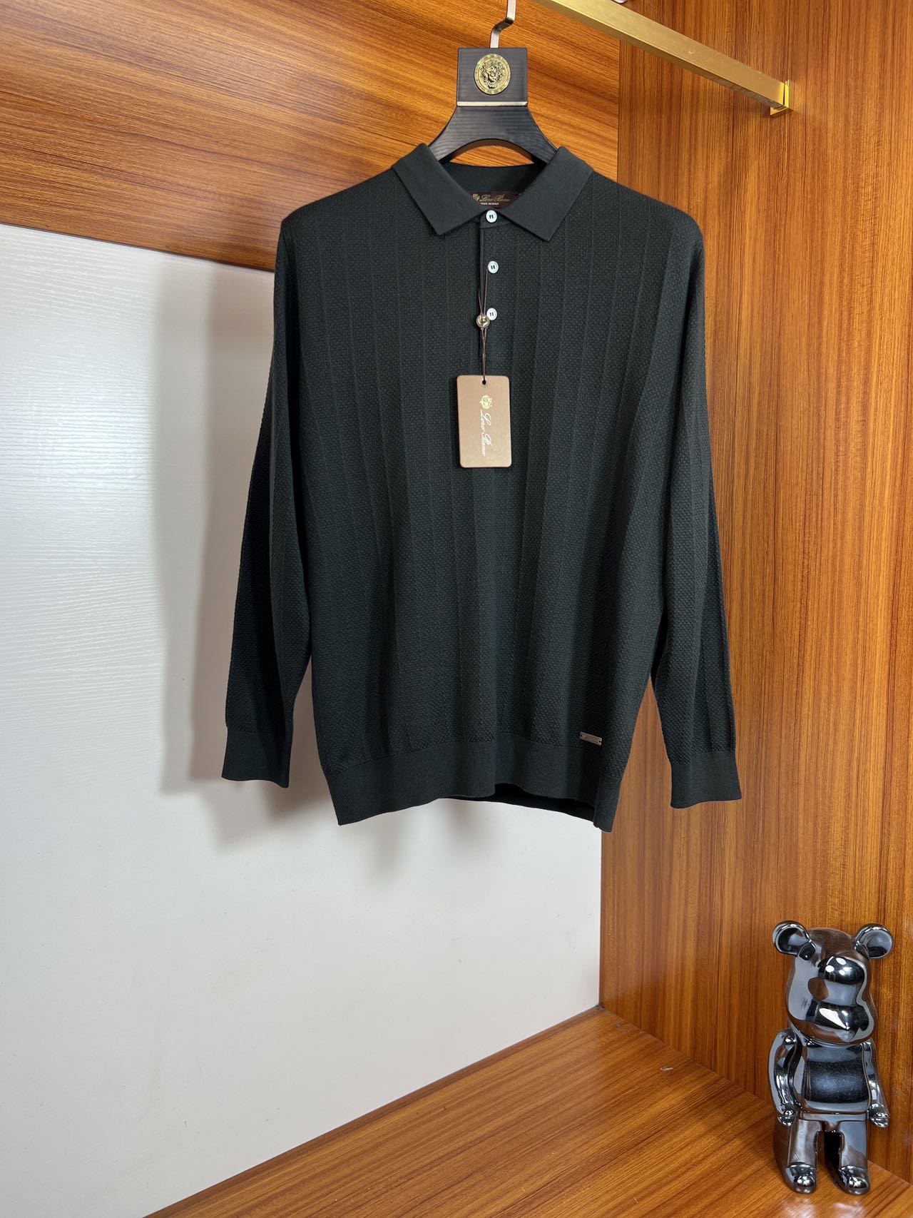 NO:518708,LP New products for Autumn and Winter Years, complete three standards, lapel sweater, no need to introduce too much good products, look at the details, counter number M-XXXL /140 suggestions L, loro piano, sweaters, alexander wang19860909LP 年秋冬新品上新 三标齐全 翻领毛衣 好货不用过多介绍 看细节 专柜码数M-XXXL /140建议L,,loro piana,sweaters,alexander wang,Men's clothing