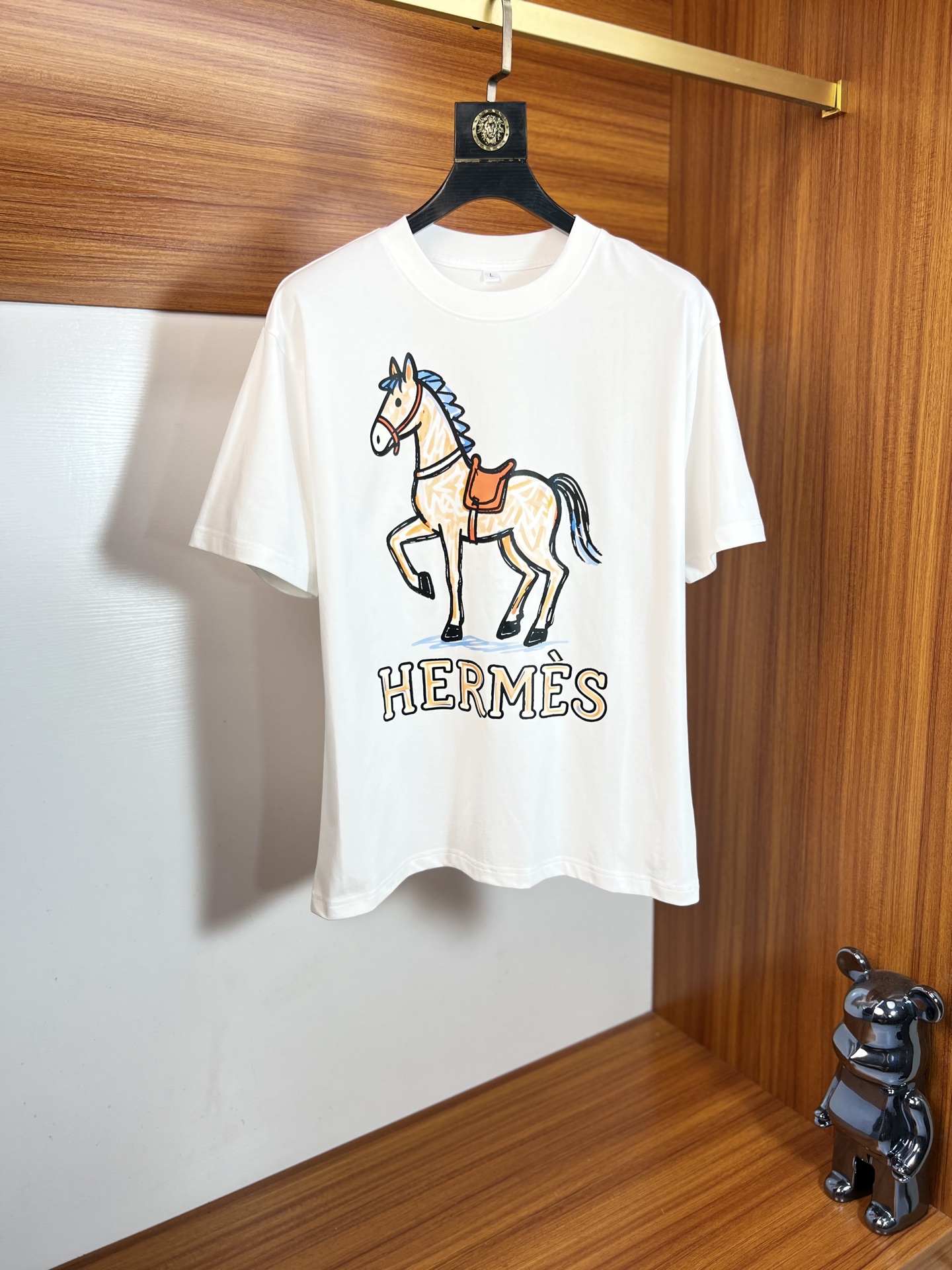 NO:912970,Hermes/Hermès 2026 spring and summer new products, complete with three labels, pure cotton round neck short-sleeved T-shirt, good product without too much introduction, look at the details, counter size M-XXXL 175/recommended L,, hermes, hermes, T-shirt, tees, t-shirt,19860909Hermes/爱马仕 2026年春夏新品上新 三标齐全 纯棉圆领短袖T恤 好货不用过多介绍 看细节 专柜码数M-XXXL 175/建议L,,hermes,hermes,T-shirt,tees，t-shirt,,Men's clothing
