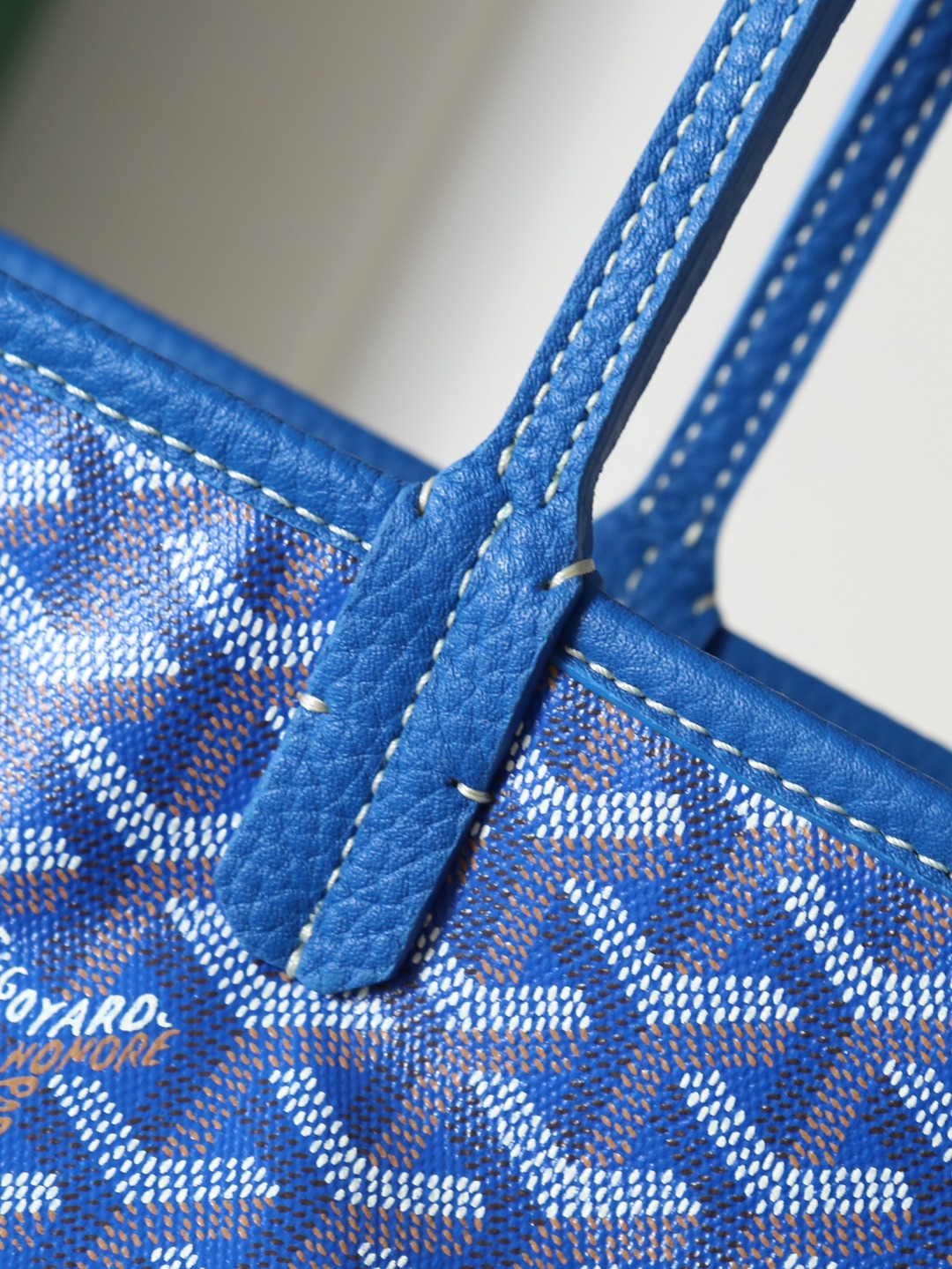 NO:214057,213 Sky Blue Details Close-up, Goya, Original Leather19860909213天蓝细节特写,戈雅，原厂皮,Bag