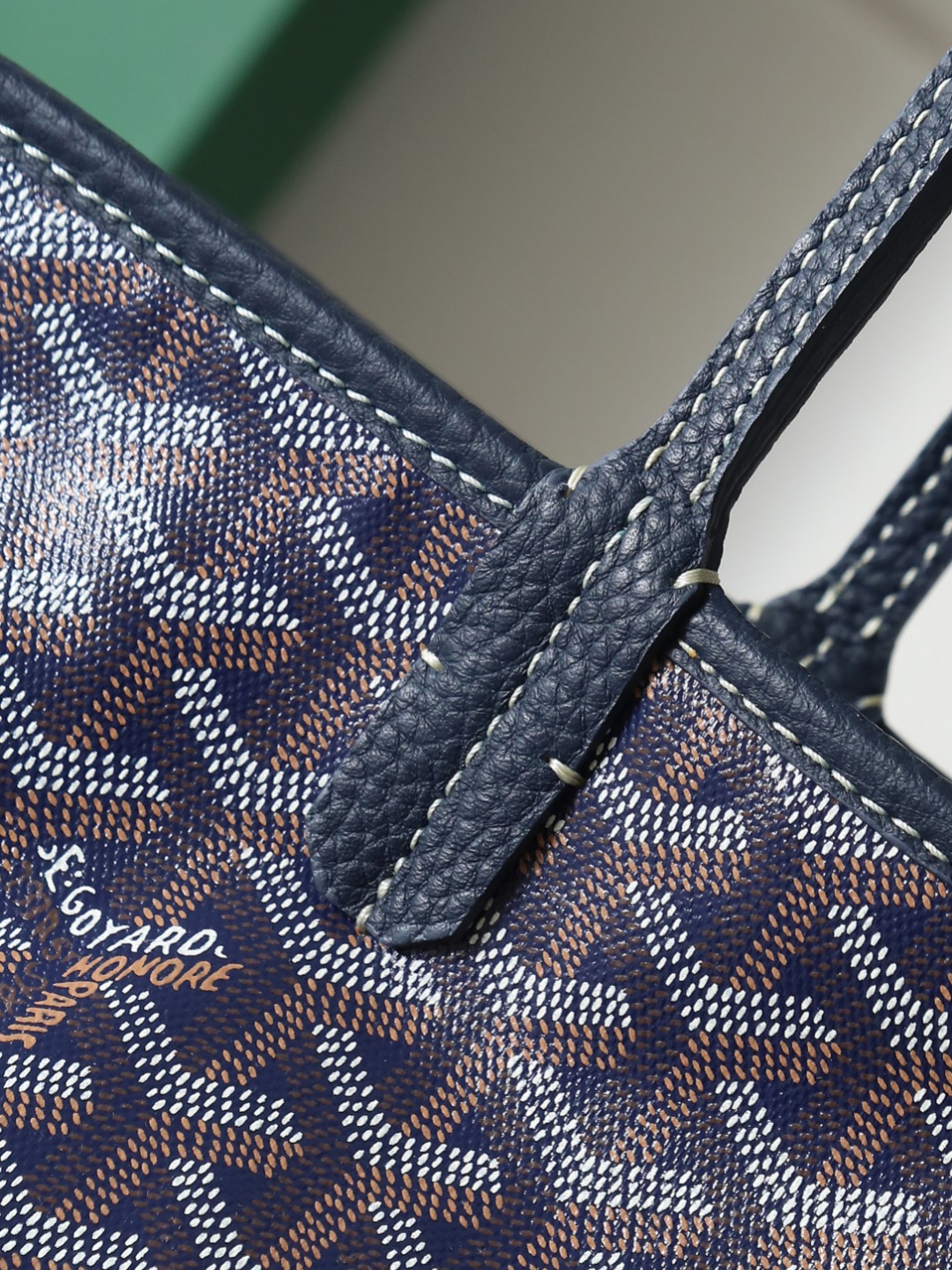 NO:214063,213 blue details close-up, Goya, original leather19860909213蓝色细节特写,戈雅，原厂皮,Bag