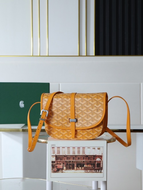 Goyard Belvédère 2 Bag - Authentic Design, Lightweight & Practical, Mustard 2 Goyard Belvédère 2 Bag - Authentic Design, Lightweight & Practical, Mustard