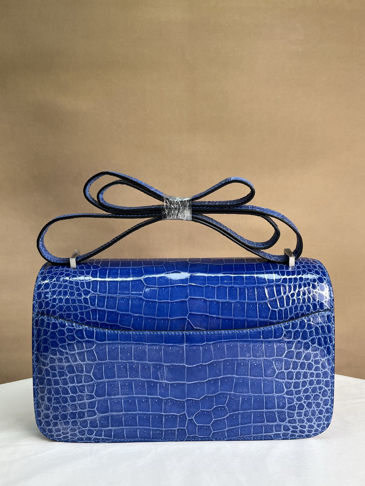 Hermes Constance 26 Electric blue crocodile 26 shoulder everyday