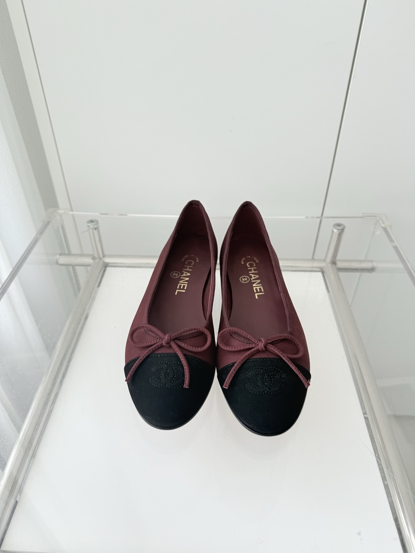 NO:613843,CHANEL classic ballet shoes leather sole SIZE343536373839 (customized at 34-40-41-42, non-returnable), ballet shoes, chanel19860909CHANEL经典芭蕾舞鞋 皮底 SIZE343536373839（34-40-41-42订做,不退换）,芭蕾舞鞋,chanel,Women's Shoes