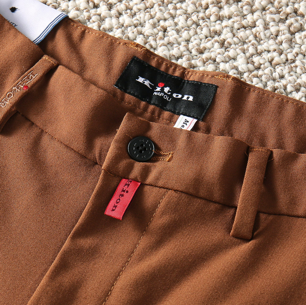 Kiton2025SS Men’s Shorts: Unchallenged Style Blending Craft and Aesthetics, Excellent Detail and Quality. - 图片 4