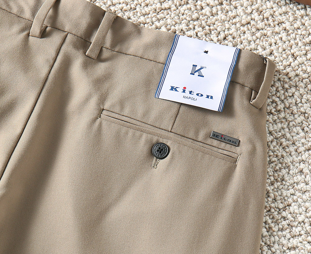 Kiton2025SS Men’s Shorts: Versatile Style with SLP Tone and Exceptional Craftsmanship - 图片 7