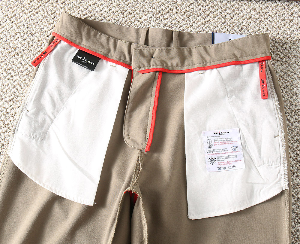 Kiton2025SS Men’s Shorts: Versatile Style with SLP Tone and Exceptional Craftsmanship - 图片 9
