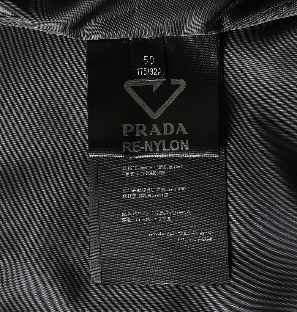 Prada down jacket, Prada cotton clothing size chart — photo 8