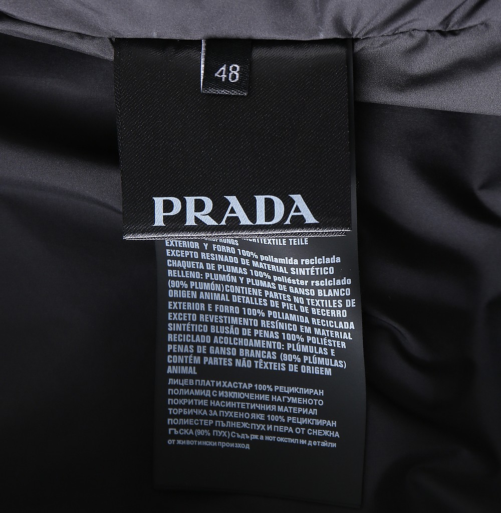 Prada down jacket size chart — photo 8