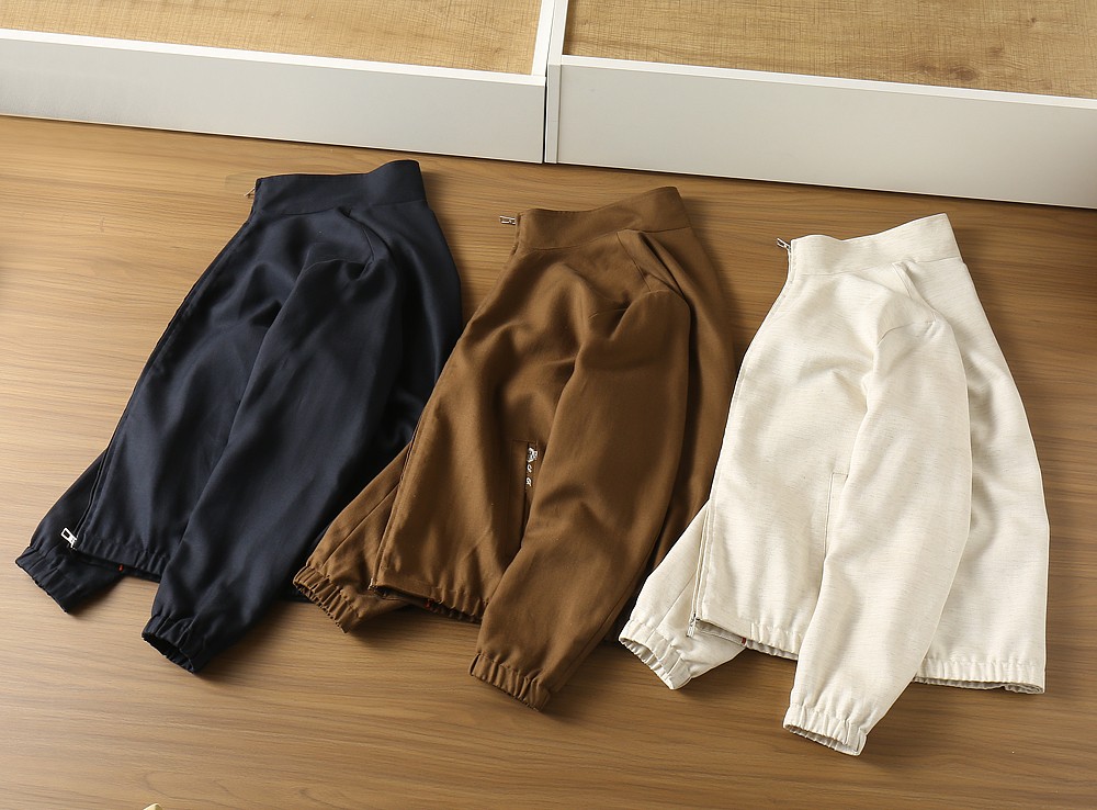 🌾lP🆕天丝亚麻立领夹克🔥爆款推荐……尺寸表……91336-3