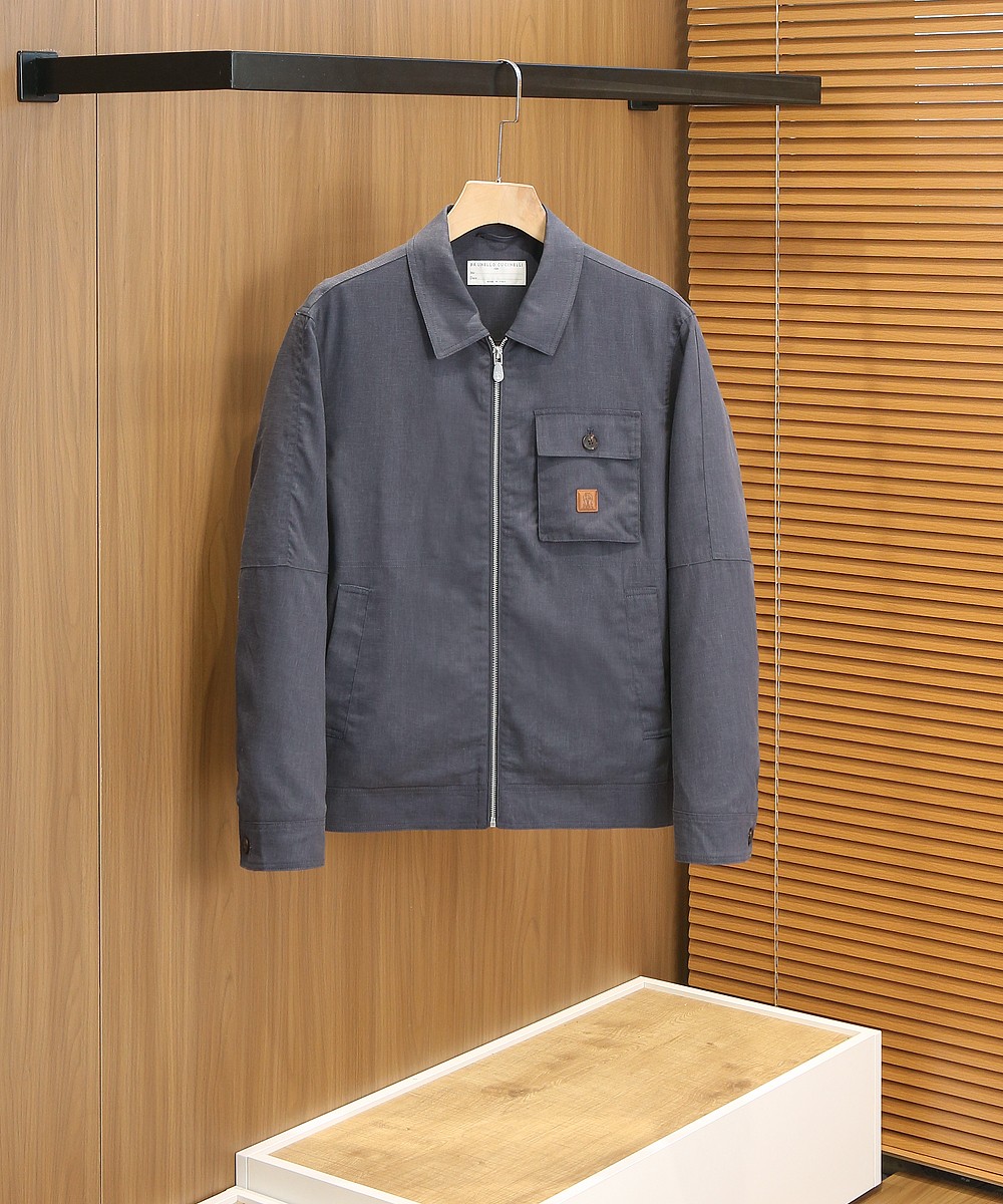 🌾BC-Brunello Cucineli 2026早春新款男士亚麻夹克外套，众多明星都爱穿的时尚百搭单