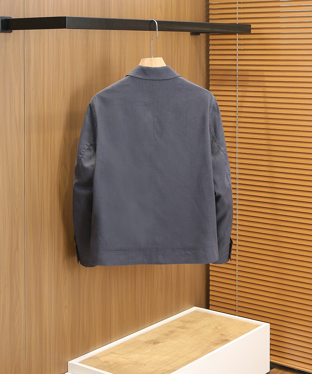 🌾BC-Brunello Cucineli 2026早春新款男士亚麻夹克外套，众多明星都爱穿的时尚百搭单