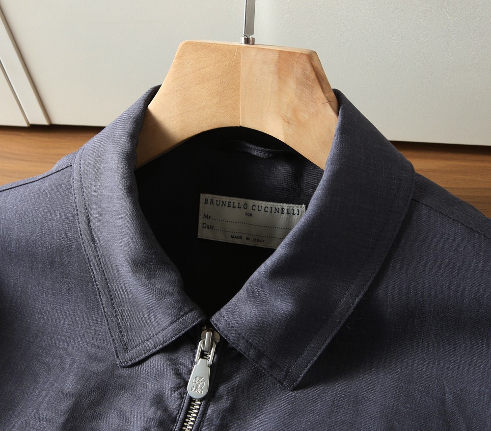 🌾BC-Brunello Cucineli 2026早春新款男士亚麻夹克外套，众多明星都爱穿的时尚百搭单