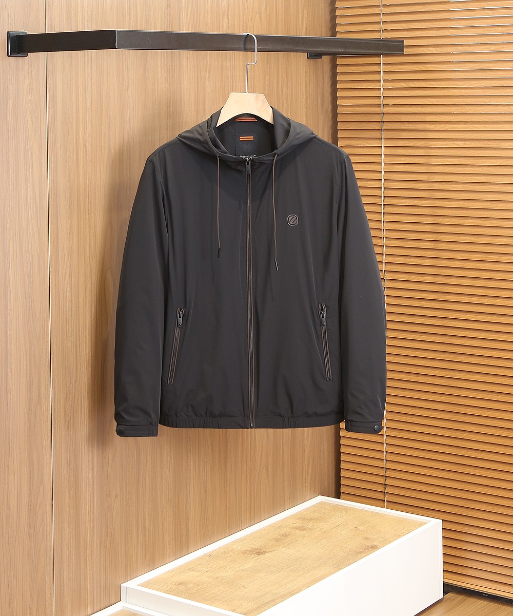 🌾2026SS早春新款ZEGNA杰尼亚 最新款时尚休闲款连帽外套.处处细节显工艺足够的高级 结构性剪裁的