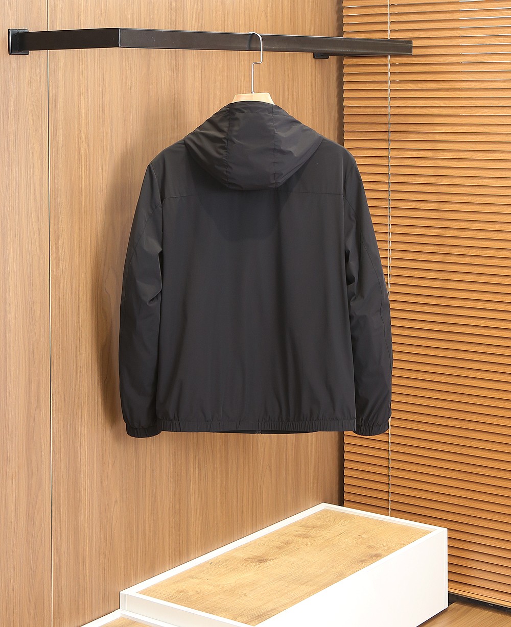 🌾2026SS早春新款ZEGNA杰尼亚 最新款时尚休闲款连帽外套.处处细节显工艺足够的高级 结构性剪裁的