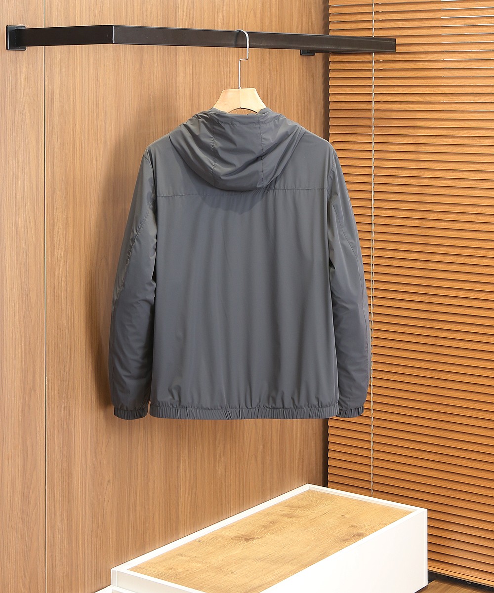 🌾2026SS早春新款ZEGNA杰尼亚 最新款时尚休闲款连帽外套.处处细节显工艺足够的高级 结构性剪裁的