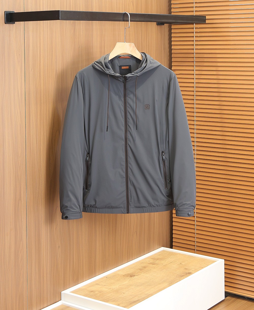 🌾2026SS早春新款ZEGNA杰尼亚 最新款时尚休闲款连帽外套.处处细节显工艺足够的高级 结构性剪裁的