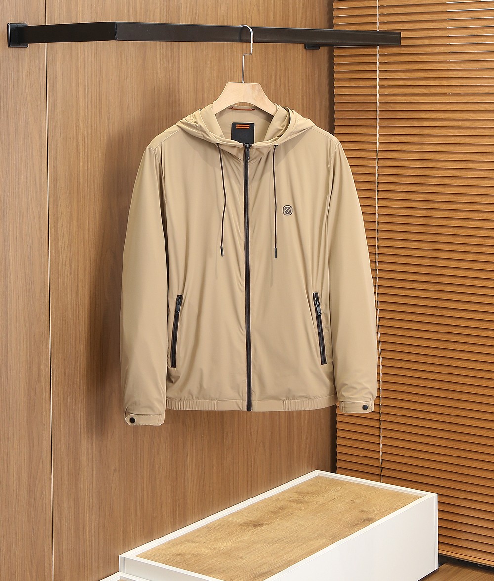 🌾2026SS早春新款ZEGNA杰尼亚 最新款时尚休闲款连帽外套.处处细节显工艺足够的高级 结构性剪裁的