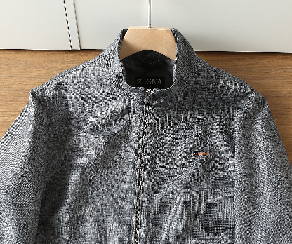 🌾杰尼亚2026早春新款男士亚麻夹克外套，众多明星都爱穿的时尚百搭单品！喜欢经典简约的朋友,一定不能错过