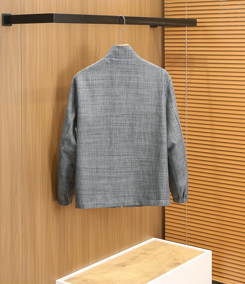 🌾杰尼亚2026早春新款男士亚麻夹克外套，众多明星都爱穿的时尚百搭单品！喜欢经典简约的朋友,一定不能错过