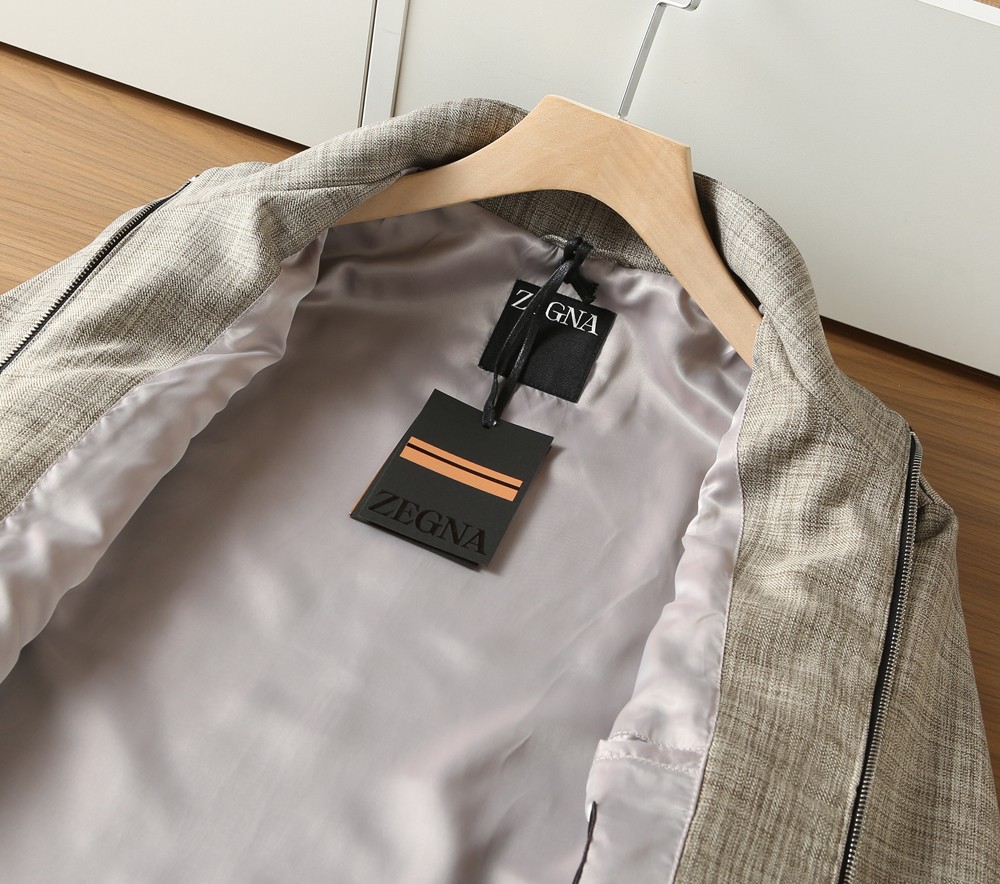 🌾杰尼亚2026早春新款男士亚麻夹克外套，众多明星都爱穿的时尚百搭单品！喜欢经典简约的朋友,一定不能错过