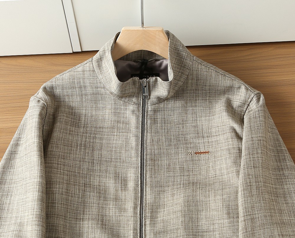 🌾杰尼亚2026早春新款男士亚麻夹克外套，众多明星都爱穿的时尚百搭单品！喜欢经典简约的朋友,一定不能错过