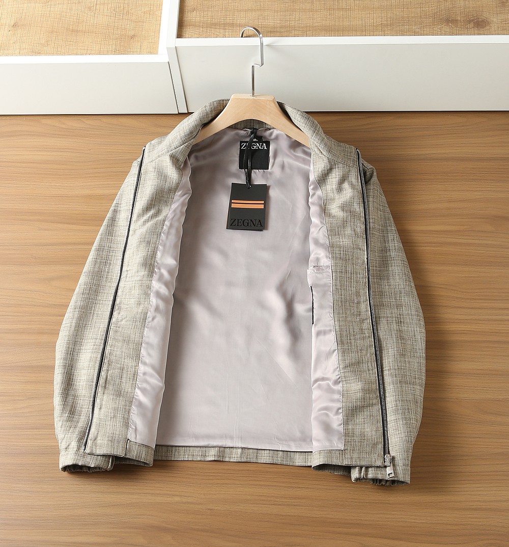 🌾杰尼亚2026早春新款男士亚麻夹克外套，众多明星都爱穿的时尚百搭单品！喜欢经典简约的朋友,一定不能错过