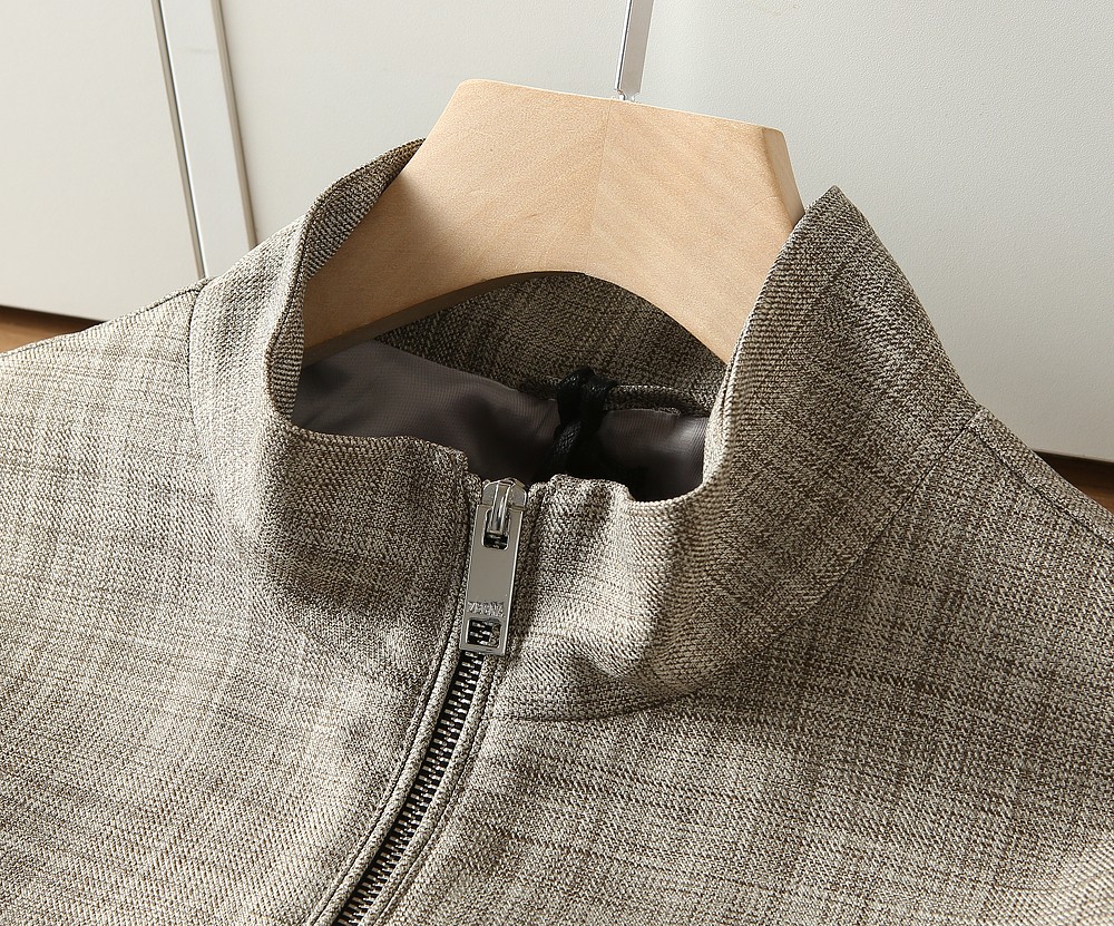 🌾杰尼亚2026早春新款男士亚麻夹克外套，众多明星都爱穿的时尚百搭单品！喜欢经典简约的朋友,一定不能错过