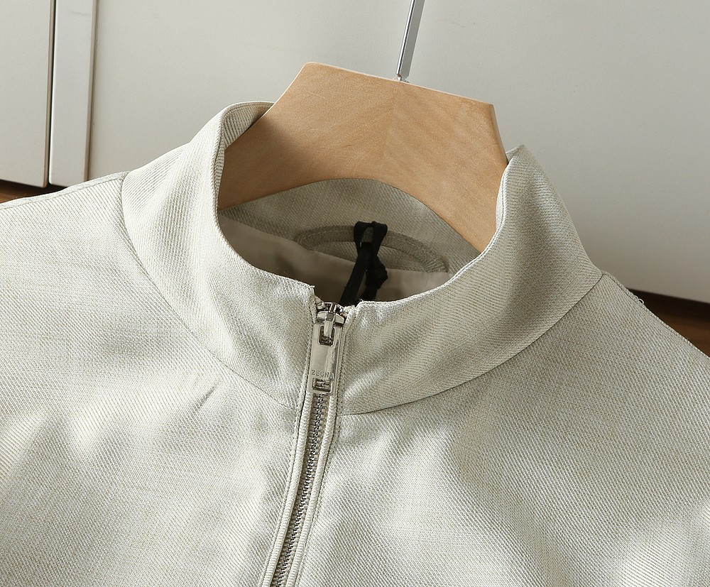 🌾杰尼亚2026早春新款男士亚麻夹克外套，众多明星都爱穿的时尚百搭单品！喜欢经典简约的朋友,一定不能错过