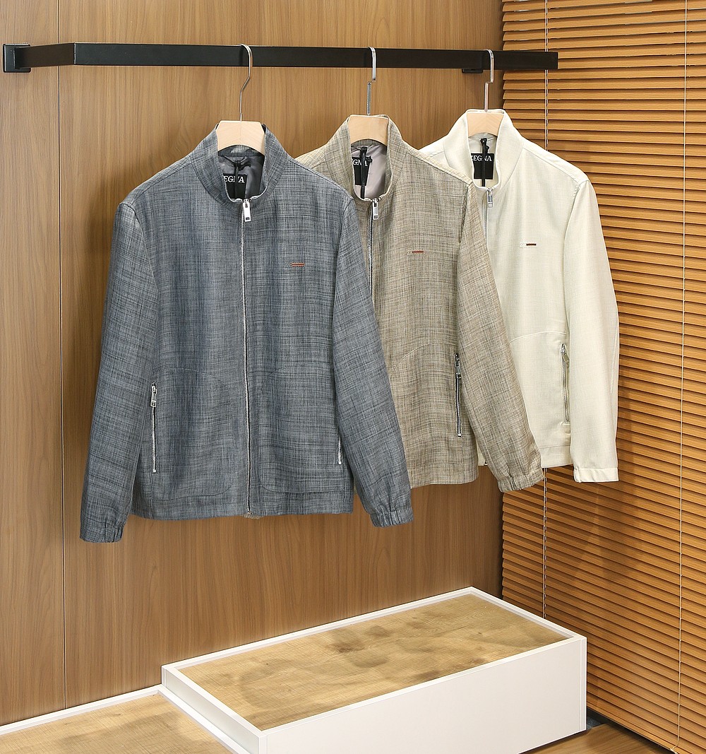 🌾ZZ杰尼亚亚麻夹克尺寸表……W8606