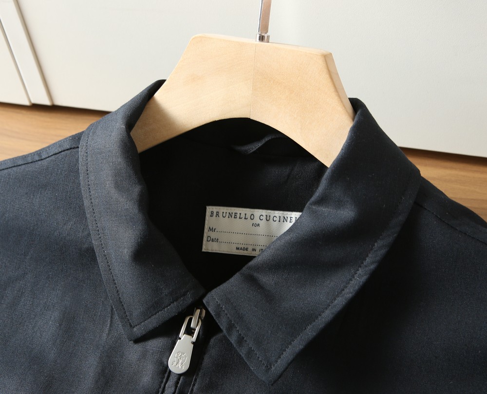 🌾BC-Brunello Cucineli 2026早春新款男士亚麻夹克外套，众多明星都爱穿的时尚百搭单